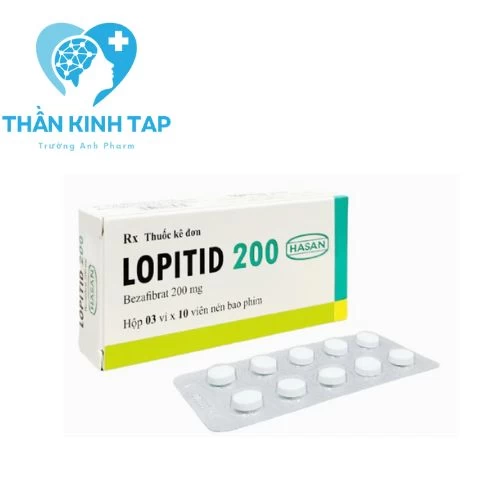 Lopitid 200 Hasan - Thuốc ngăn ngừa tăng lipid máu